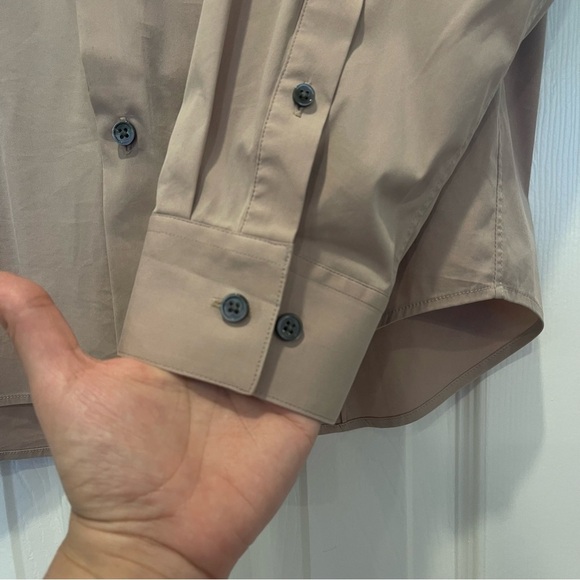 Theory Button Down Shirt Men’s Sz XL Dusty Pink Office Business Career Formal - Picture 4 of 10